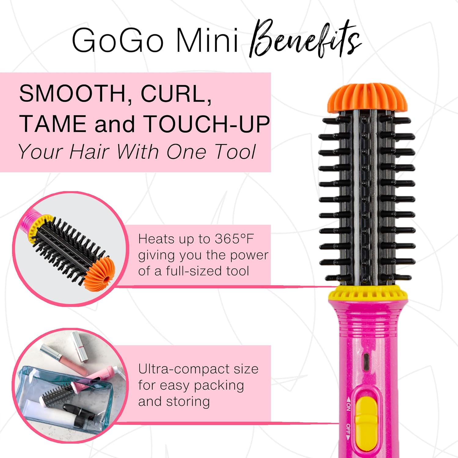 CALISTA GoGo Mini Heated Round Brush