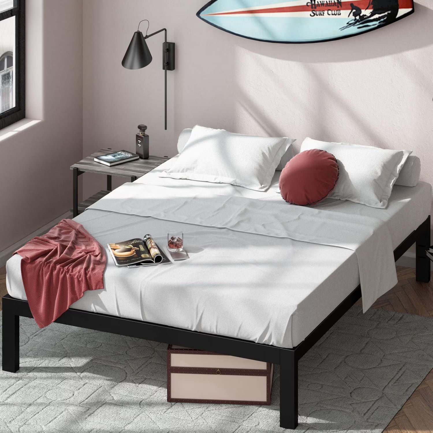 Zinus 14" Lorrick Metal Platform QUEEN Bed