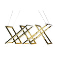 Living Design 39inch Gold Integrated Led Chandelier